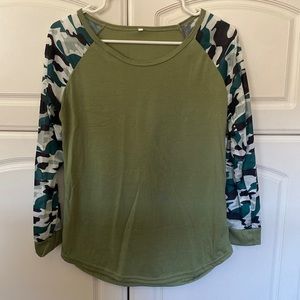 Long Sleeve Camo Shirt